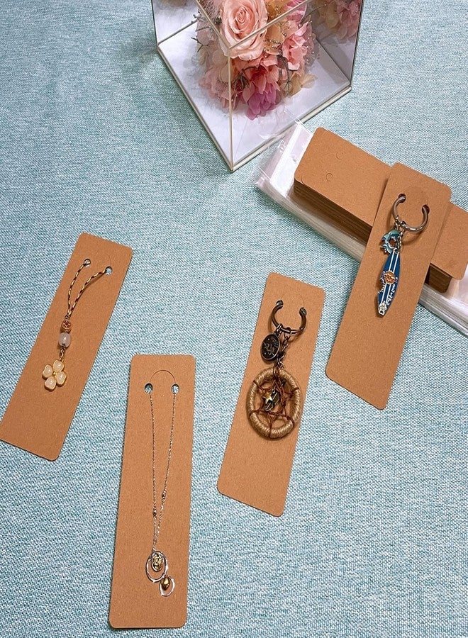 Festiko Brown Kraft B Display Cards (Pack of 100, 5.9" x 2") - Image 3